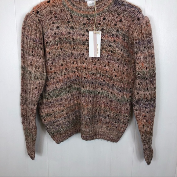 NWT Bartolini Wool Blend Multi Colour Knit Sweater Sz S - Picture 4 of 11